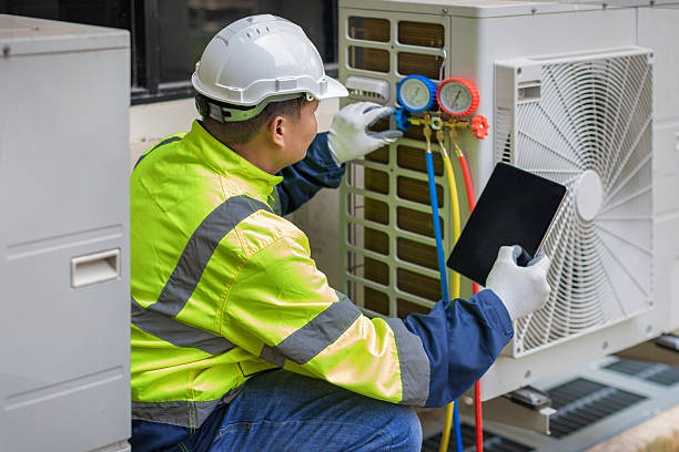 Professional Ductwork Repair technician working in Canaan, CT